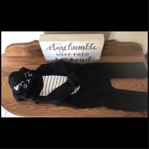 Cat & Jack 6-9 Month Black Cat Romper
